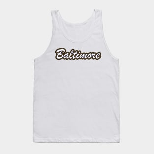 Football Fan of Baltimore Tank Top